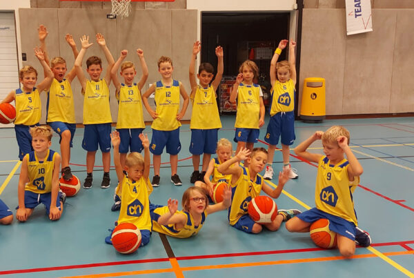 Basketbal actie